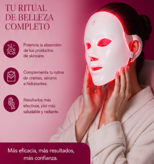 MASCARA FACIAL LED | 7 COLORES