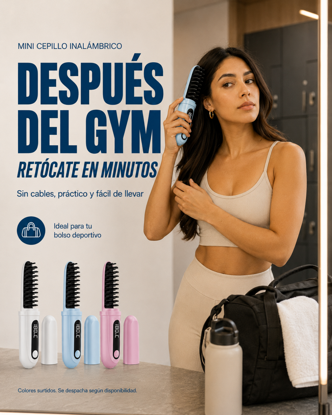 CEPILLO ALISADOR INALAMBRICO | Cabello liso y sin frizz en minutos