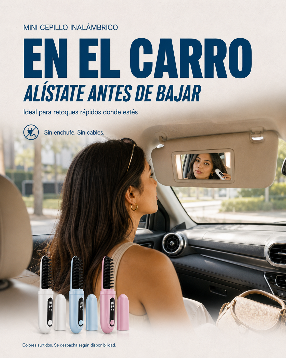 CEPILLO ALISADOR INALAMBRICO | Cabello liso y sin frizz en minutos